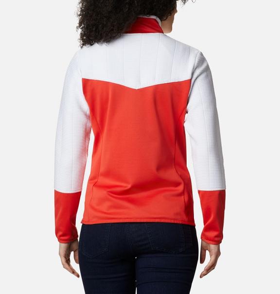 Columbia Roffe Ridge Fleece Jacket Orange White For Women's NZ15720 New Zealand